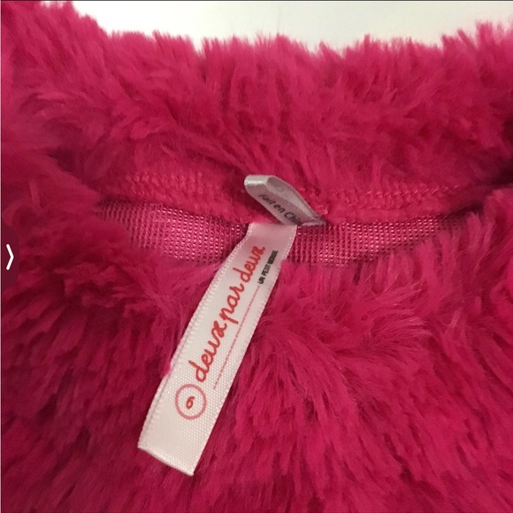 Baby Girl Fuzzy Fleece Nightgown Size 6 month - K309 - Picture 5 of 10